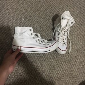 White high top converse!